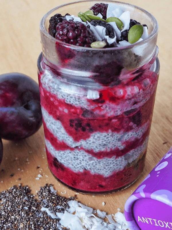 Blackberry Chia Pudding